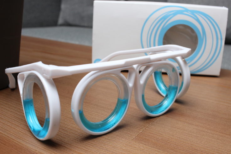 2xAnti-Motion Sickness Brille Schwindlig Brille Against Übelkeit Seekrankheit 