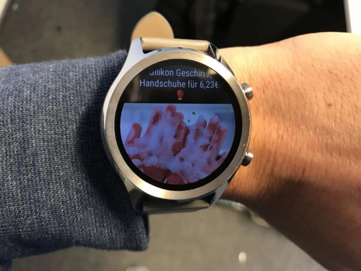 Ticwatch C2 Benachrichtigung Bild