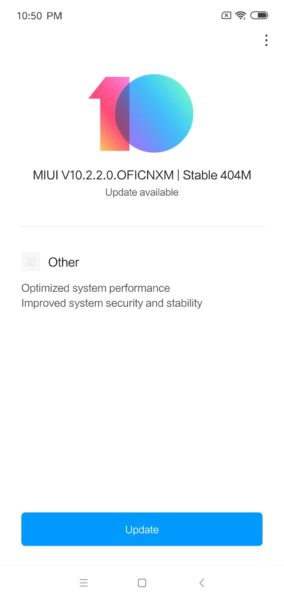 Xiaomi Mi Play MIUI 10