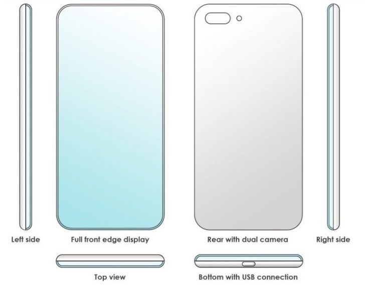 Xiaomi Smartphone Quad-Edge Display Patent