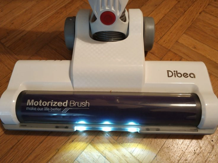 Dibea DW200 Pro Akkustaubsauger LED-Lichter Performance