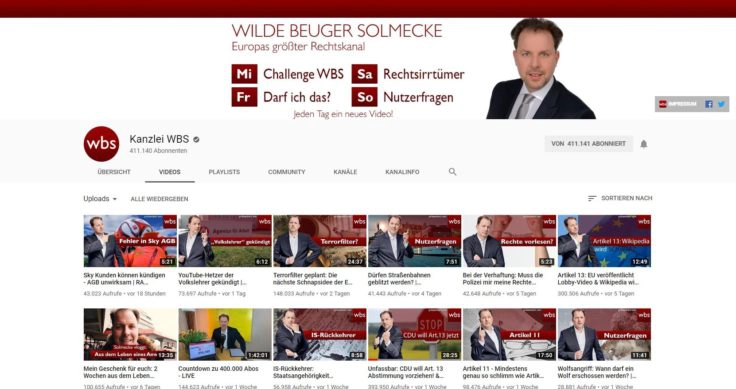 Solmecke YouTube Kanal