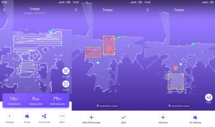 360 S5 Saugroboter App Mapping