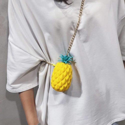 Ananas Mini Handtasche