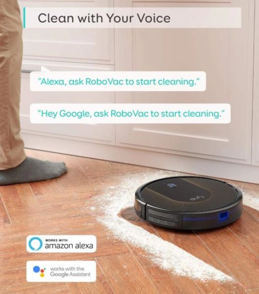 Anker eufy RoboVac 30C Saugroboter Werbung Alexa-Steuerung