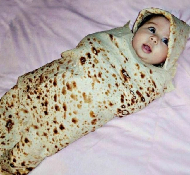 Burrito-Decke Baby