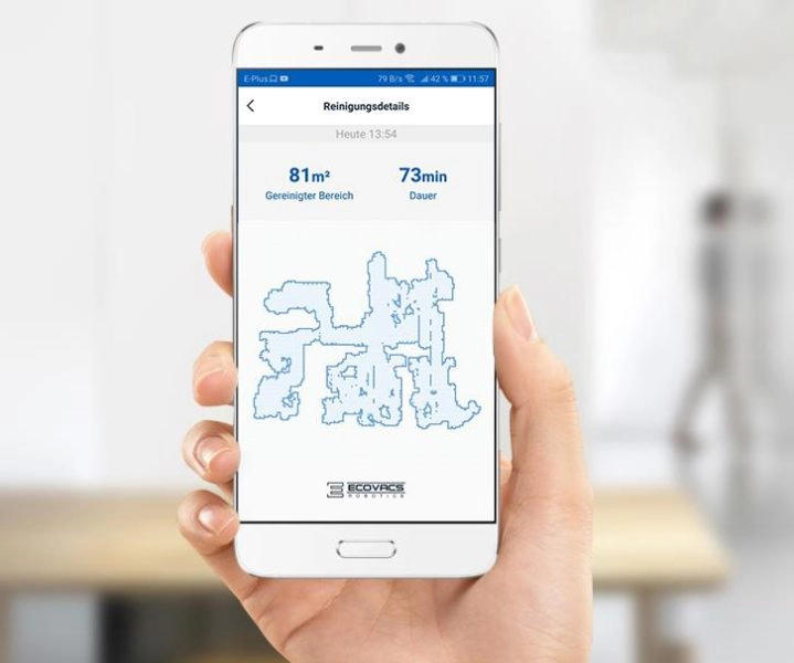 Ecovacs Deebot 710 Saugroboter Mapping App 