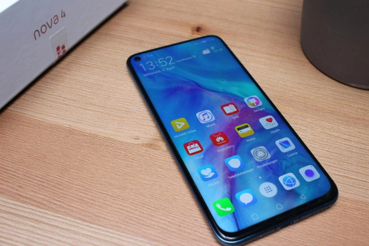 Huawei Nova 4 Smartphone Display liegend