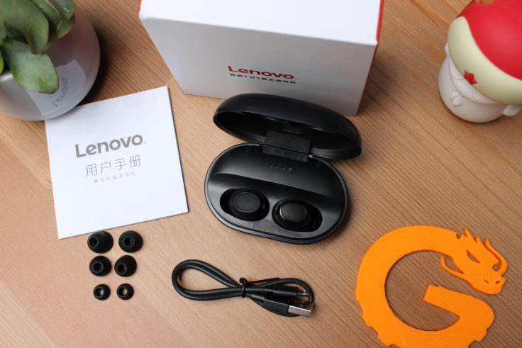 Lenovo 1S wireless In-Ears Lieferumfang