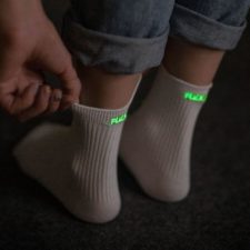 Leuchtende Socken