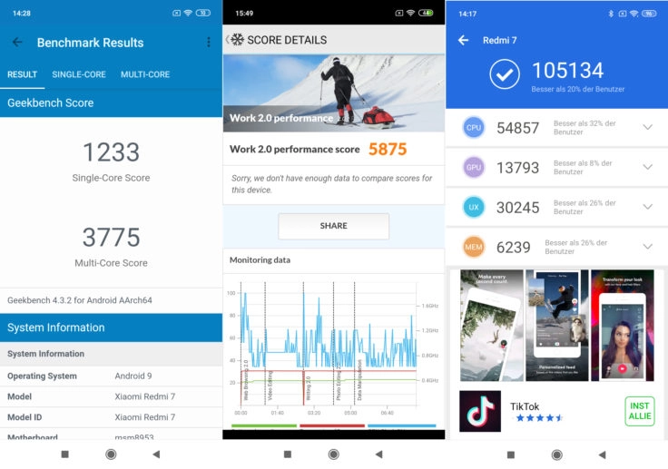 Redmi 7 Benchmarks