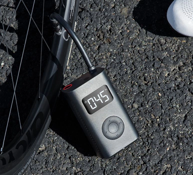 Xiaomi Mijia 10 bar Tragbare elektrische Luftpumpe, Reifensensor für  Motorrad, Fahrrad, Motorroller 