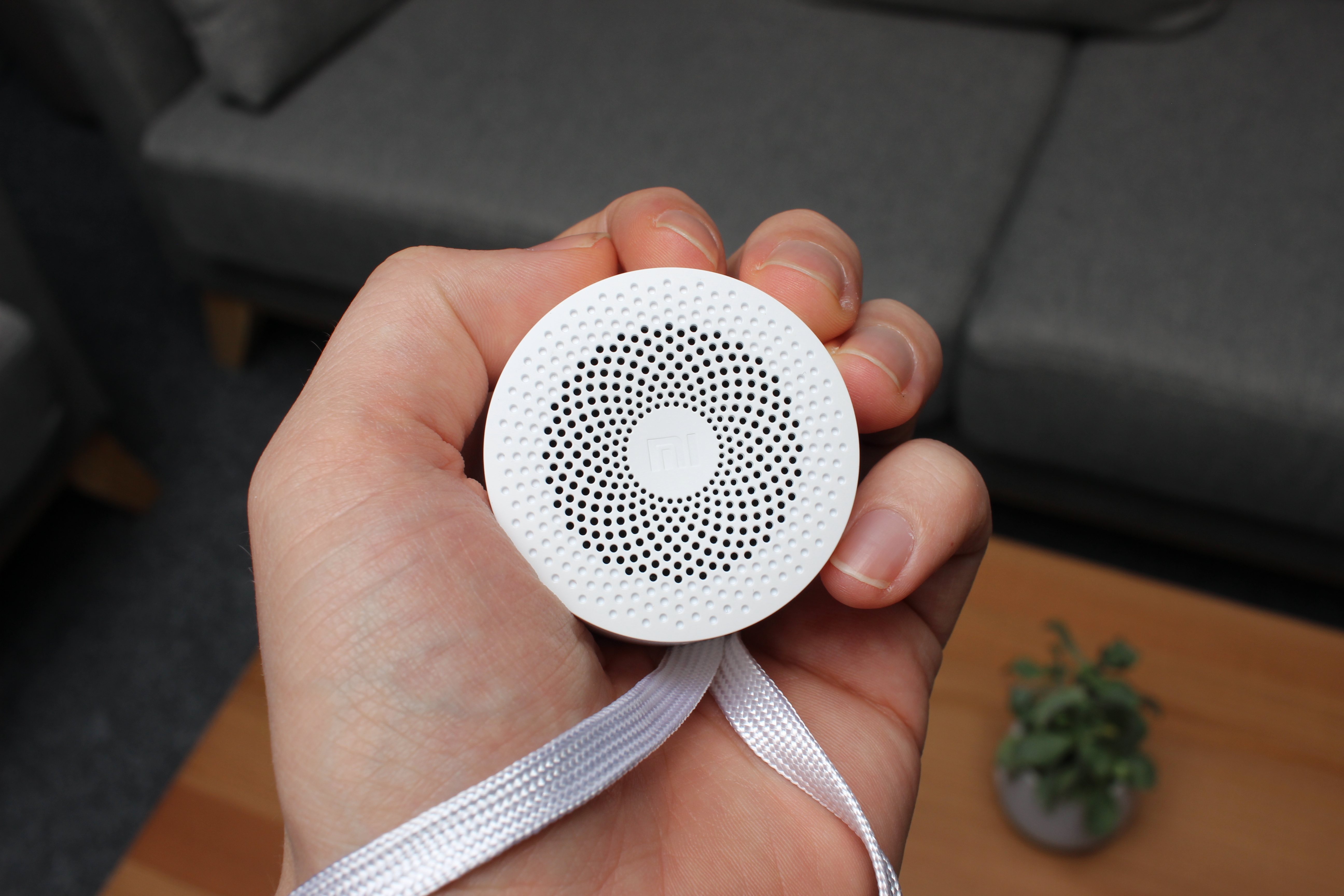 Xiaomi Mini AI Bluetooth Speaker in Hand