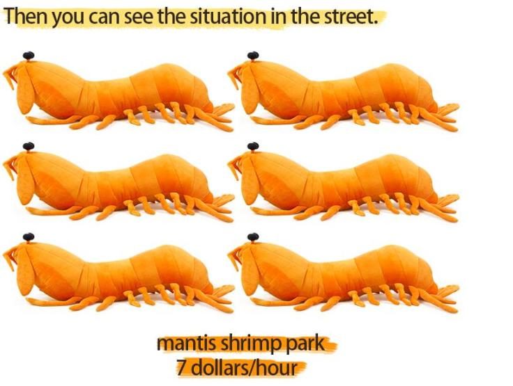 Mächtiger Shrimp Parkgebühren