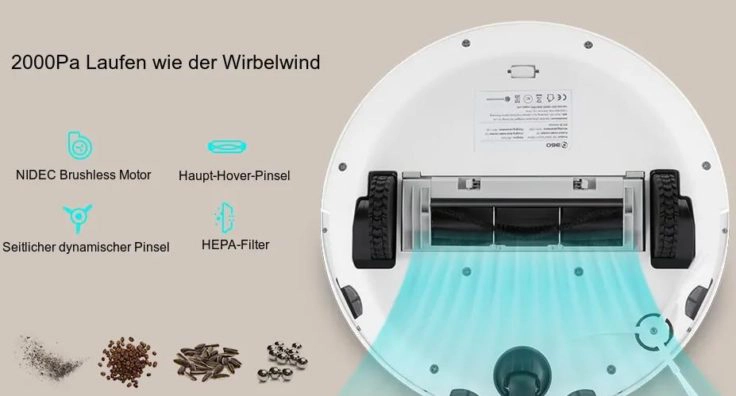 360 S5 Saugroboter Werbung Laufen wie Wirbelwind