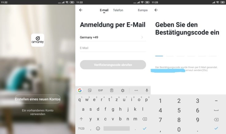 Amarey A900 Saugroboter App Registrierung