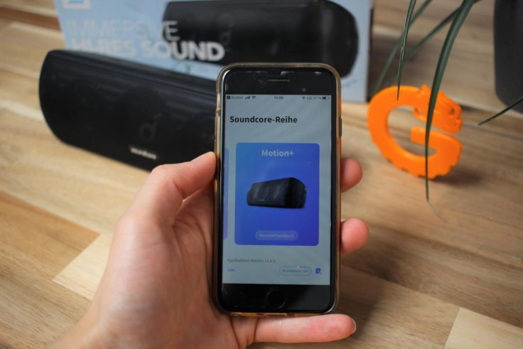 Anker Soundcore Motion+ App-Steuerung