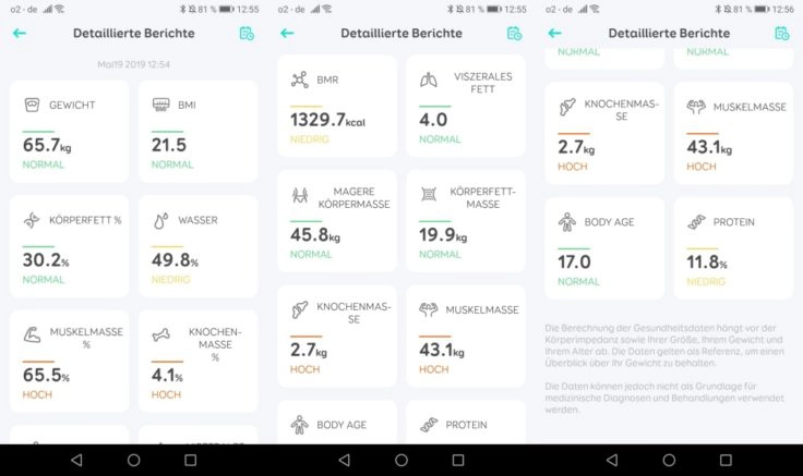 Anker eufy Smart Scale P1 Personenwaage App Messergebnisse