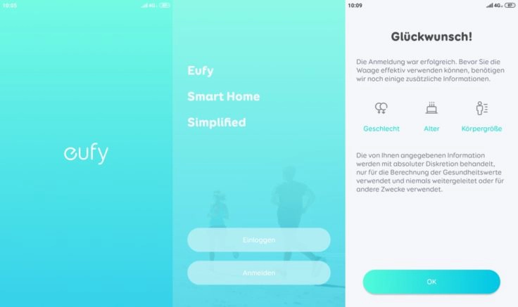 Anker eufy Smart Scale P1 Personenwaage App eufylife Anmeldung