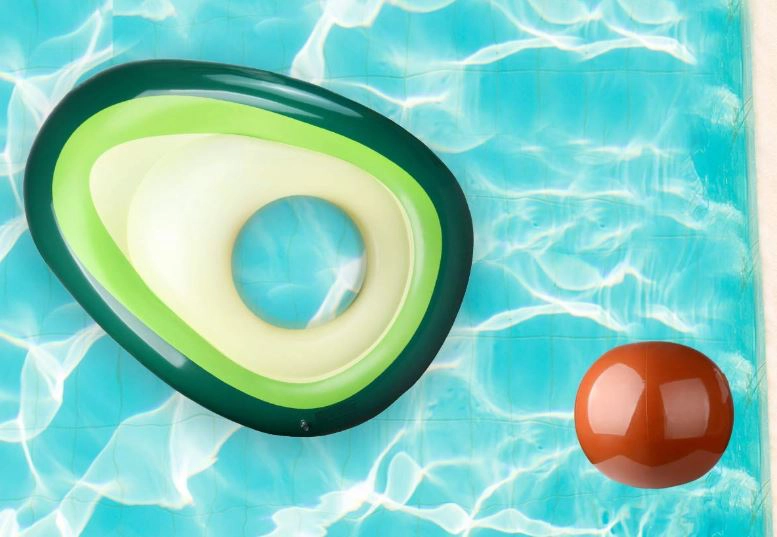 Avocado-Luftmatratze