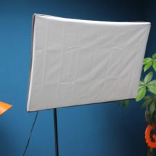 Die Craphy Softbox aufgebaut