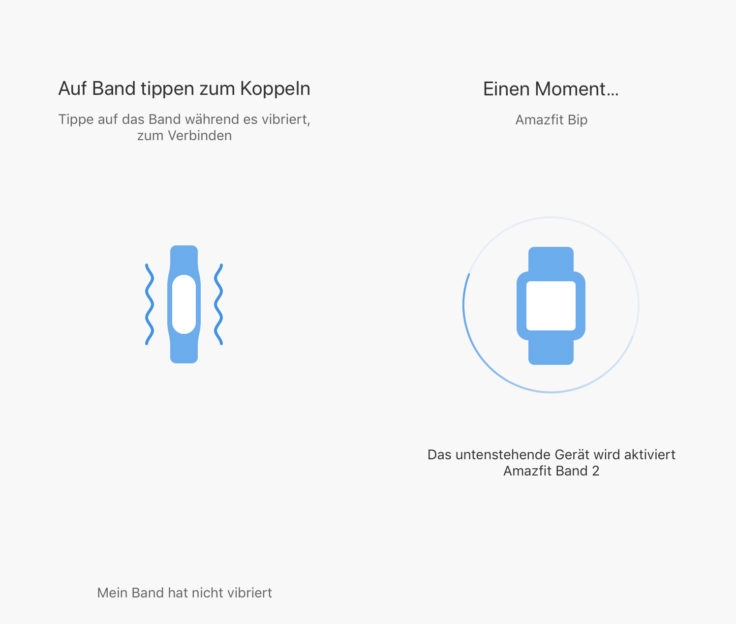 Huami Amazfit Cor 2 Mi Fit App Verbindung