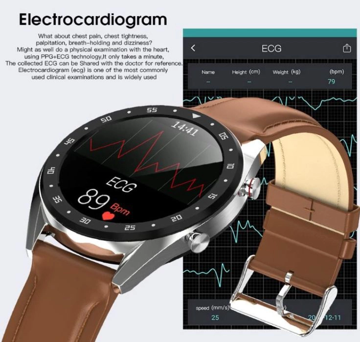 Microwear L7 Smartwatch: EKG