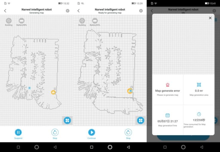 Narwal Robotics Saugroboter App Mapping Karte