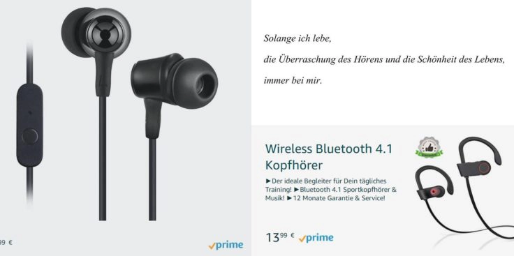 Toplus Amazon Kopfhörer