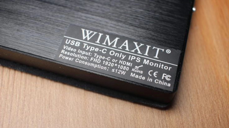 WIMAXIT 15,6 Zoll USB-C Monitor CE Kennzeichnung