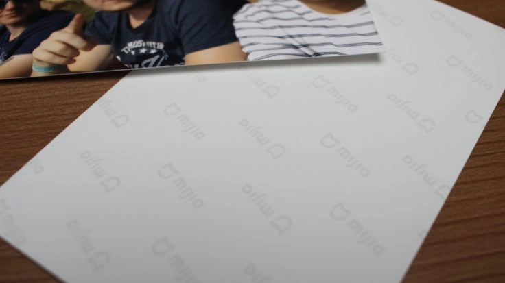 Xiaomi Fotodrucker Mijia Fotopapier Rückseite Xiaomi Fotodrucker Mijia-Fotopapier Rückseite