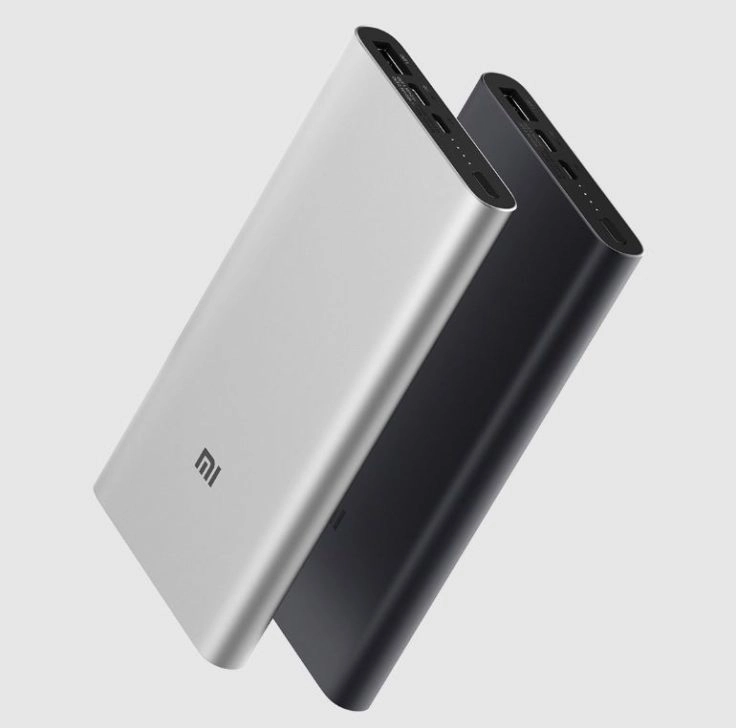 Xiaomi Powerbank 3 Slim schwarz und silber