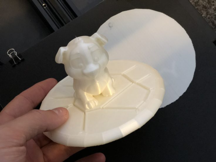 Creality CR-20 3D-Drucker Testdruck: Hund