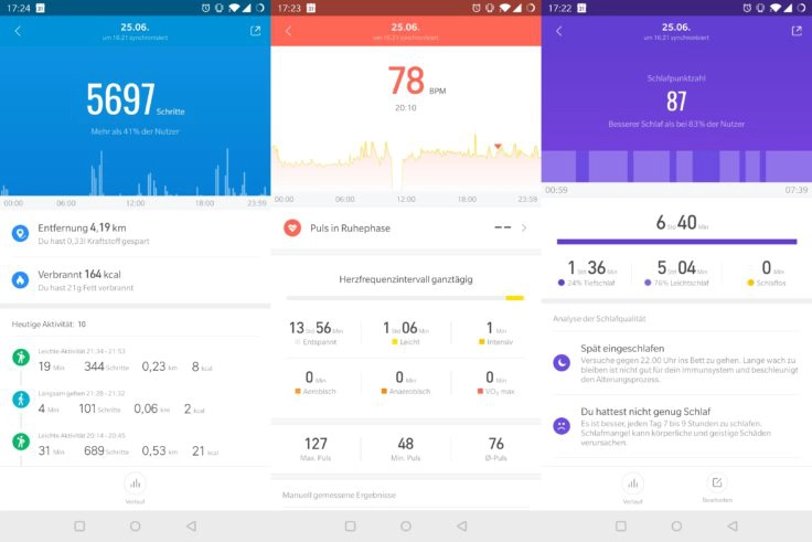 Mi Band 4 Tracking