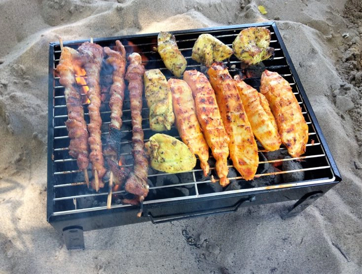 Uten BBQ Grill Fleisch