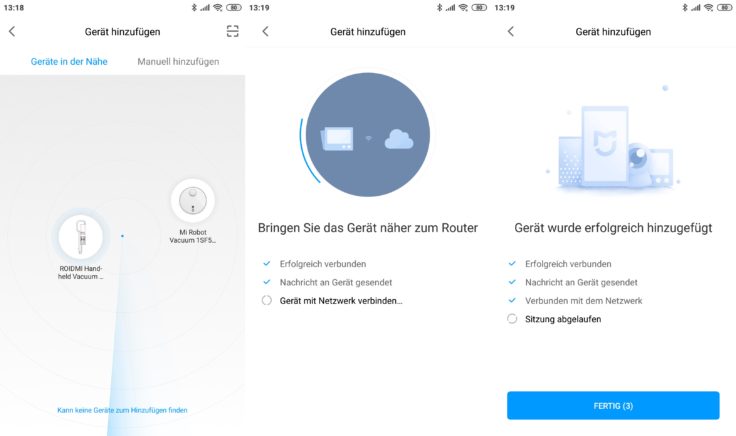 Xiaomi Mi Robot 1S Saugroboter Mi Home App Einbindung WLAN