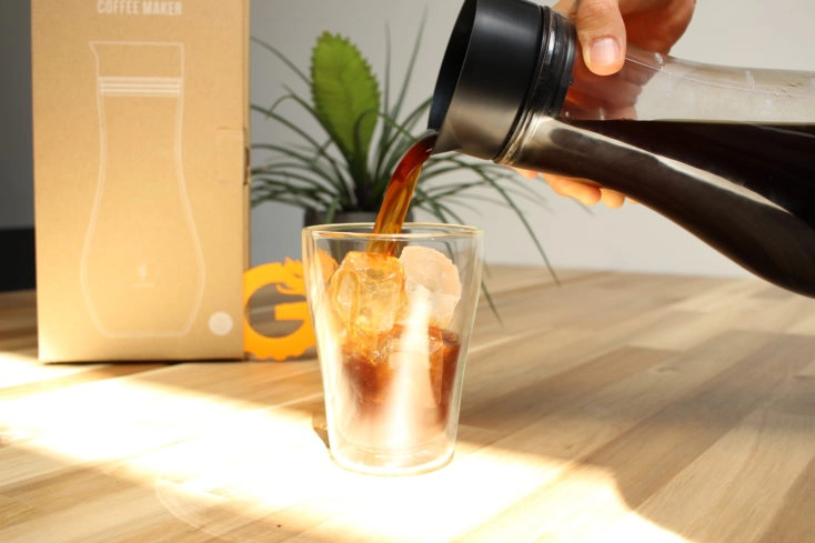 soulhand Cold Brew Kaffeezubereiter Serviervorschlag