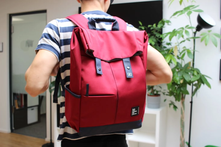 90Fun Rucksack rot ganz