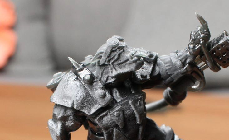 ELEGOO Mars Ork Print Support teilweise entfernt Details