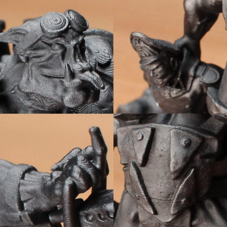 ELEGOO Mars Ork Print grundiert Details