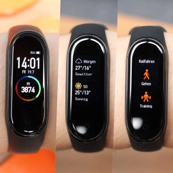 mi fit band 4 gps