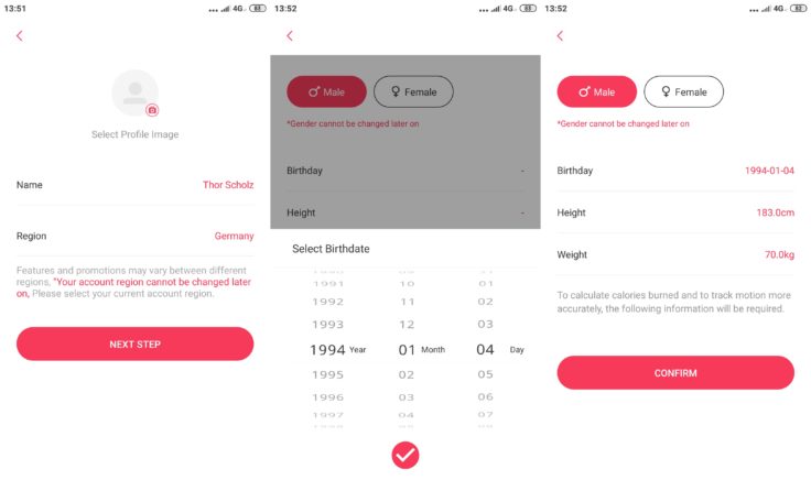 MoveIt Speed smarter Boxsack App Einstellungen