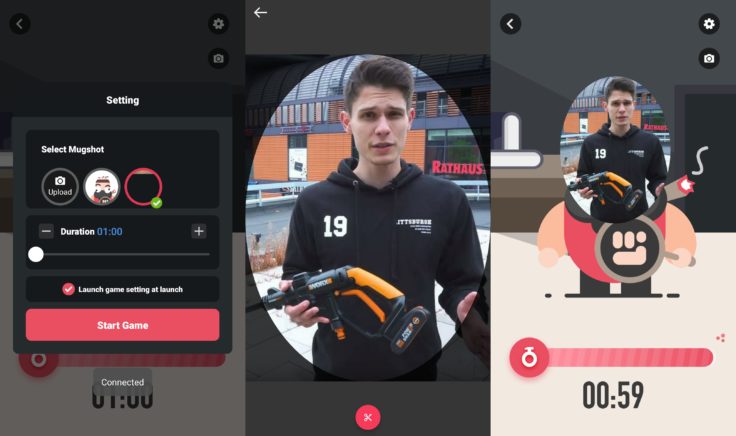 MoveIt Speed smarter Boxsack App Foto Gegner