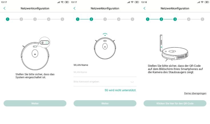 Trifo Ironpie M6 Saugroboter App Verbindung