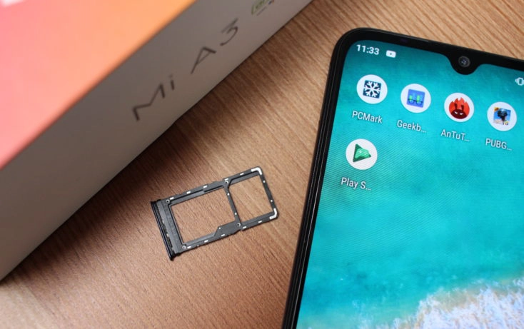 Xiaomi Mi A3 SIM Slot