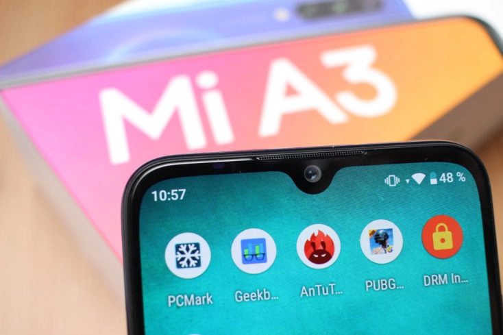 Xiaomi Mi A3 Waterdrop Notch