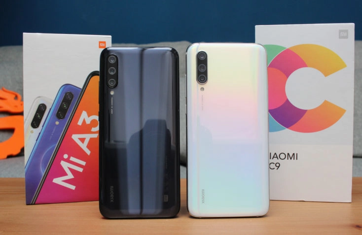 Xiaomi Mi A3 vs Mi CC9 Rückseite