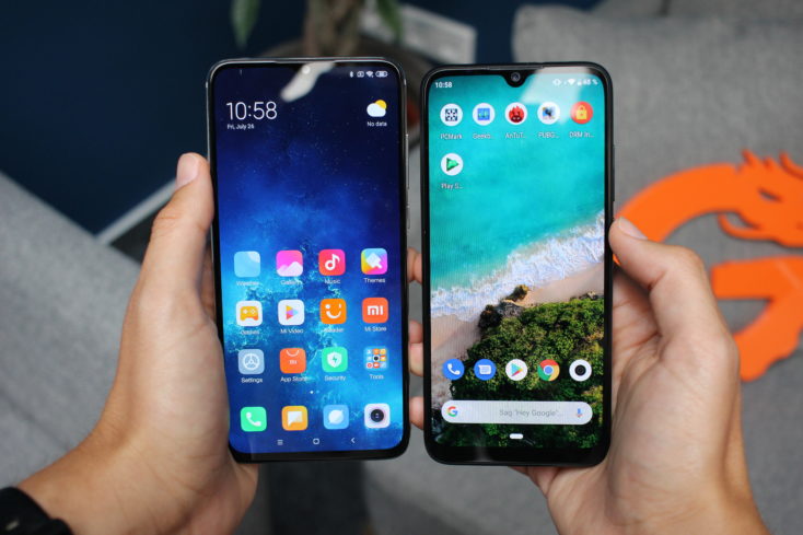 Xiaomi Mi A3 vs Mi CC9 in Hand