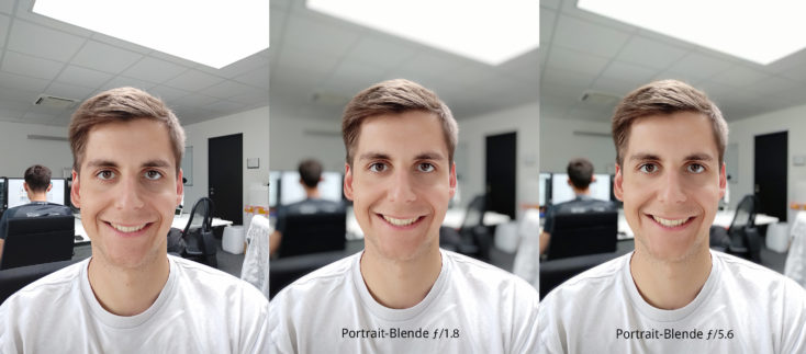Xiaomi Mi CC9 Selfie Portrait Blende einstellen