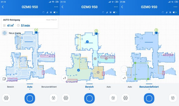Ecovacs Deebot Ozmo 950 Saugroboter Home App Mapping Raumeinteilung